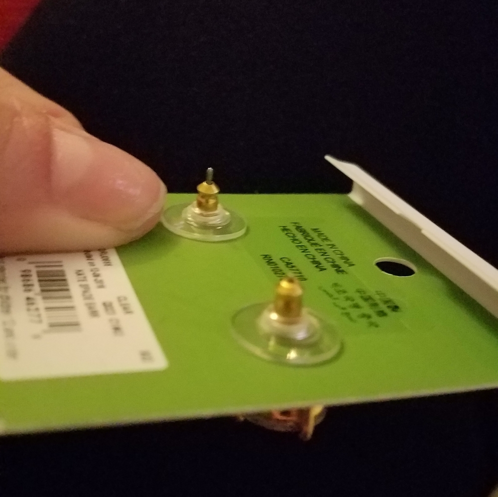 NWT Kate Spade “Clear” Stud Earrings - Picture 5 of 5